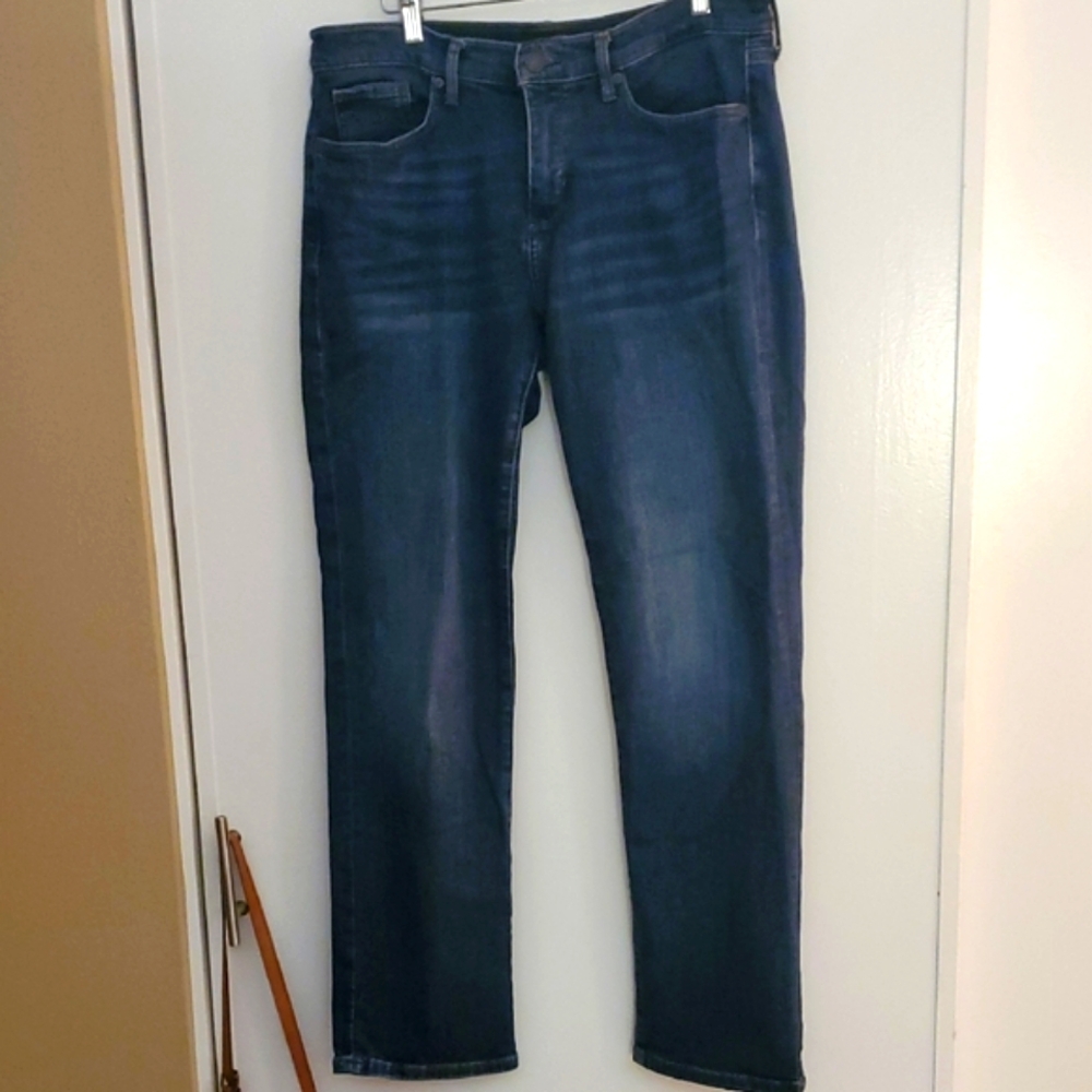 Banana Republic Dark Wash Girlfriend Straight Jeans